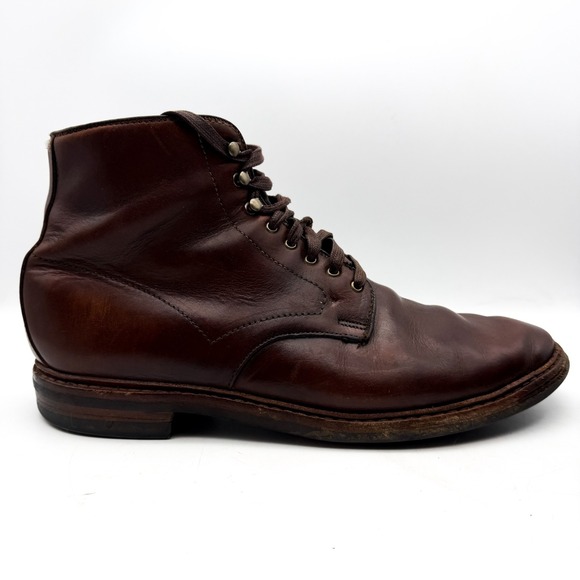 ALLEN EDMONDS Made In USA HIGGINS MILL Lace Derby Boot Chromexcel 11 D 7562